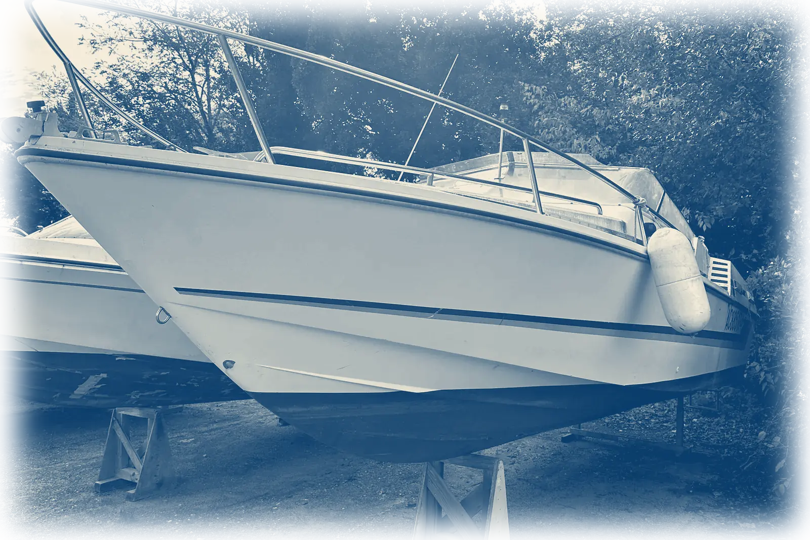 un bateau d’occasion calé au chantier
